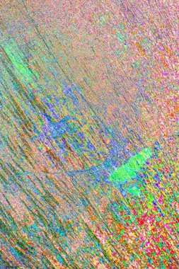 Yaratıcı soyut sanat eserleri, renkli doku arka planına sahip rustik duvarları kopyala