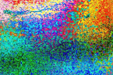 Yaratıcı soyut sanat eserleri, renkli doku arka planına sahip rustik duvarları kopyala