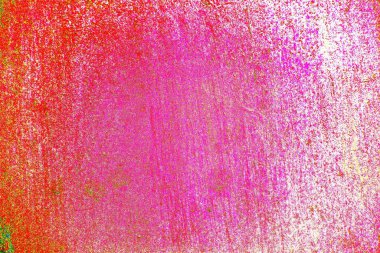 Soyut neon renkler çizik ve çatlaklarla dokulu duvar. 