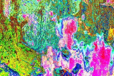 soyut neon renkleri çizik ve çatlaklarla duvar kağıdı deseni 