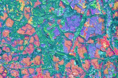 Çizik ve çatlaklarla metal doku 