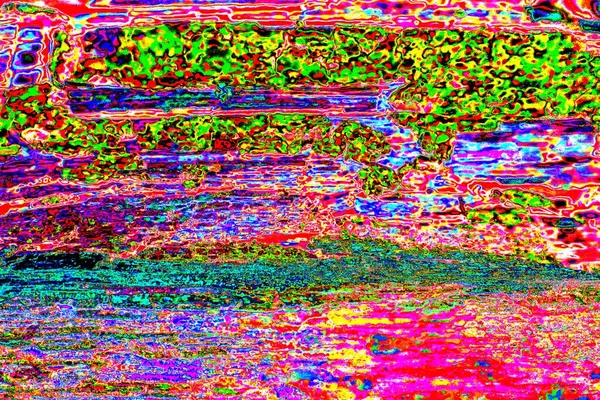 Abstrait Néon Couleurs Mur Texturé Avec Des Rayures Des Fissures — Photo