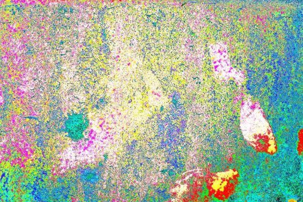 Twórcze Abstrakcyjne Dzieło Sztuki Kopiowanie Przestrzeni Rustykalnej Ściany Kolorowym Tle — Zdjęcie stockowe
