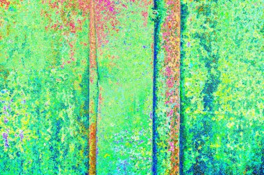 soyut neon renkleri çizik ve çatlaklarla duvar kağıdı deseni 