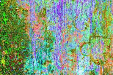 soyut neon renkleri çizik ve çatlaklarla duvar kağıdı deseni 