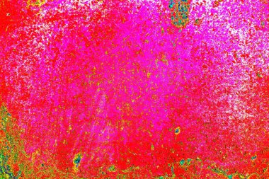 Soyut neon renkler çizik ve çatlaklarla dokulu duvar. 