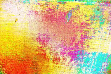 soyut neon renkleri çizik ve çatlaklarla duvar kağıdı deseni 