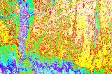 soyut neon renkleri çizik ve çatlaklarla duvar kağıdı deseni 