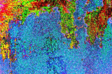 Yaratıcı soyut sanat çalışması, renkli doku arka planına sahip uzay duvar kağıdını kopyala