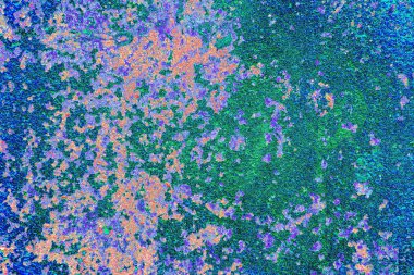 Çizik ve çatlaklarla metal doku 