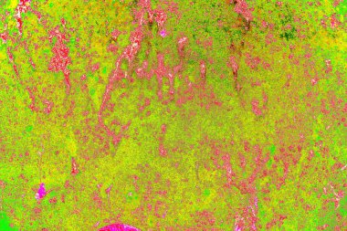 Yaratıcı soyut sanat çalışması, renkli doku arka planına sahip uzay duvar kağıdını kopyala