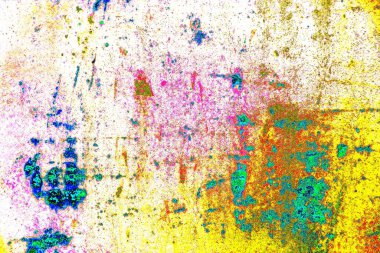 Yaratıcı soyut sanat eserleri, renkli doku arka planına sahip rustik duvarları kopyala