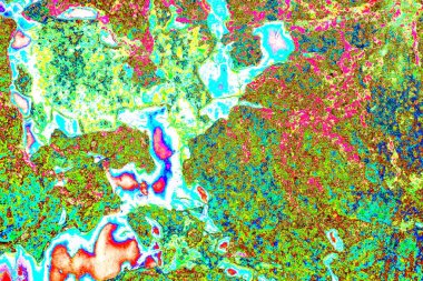 soyut neon renkleri çizik ve çatlaklarla duvar kağıdı deseni 