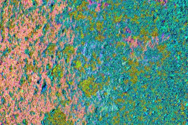 Yaratıcı soyut sanat eserleri, renkli doku arka planına sahip rustik duvarları kopyala