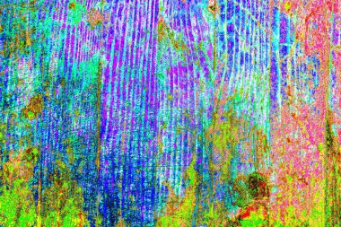 soyut neon renkleri çizik ve çatlaklarla duvar kağıdı deseni 