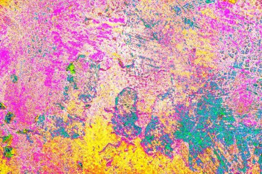 Çizik ve çatlaklarla metal doku 