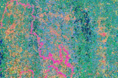 Yaratıcı soyut sanat eserleri, renkli doku arka planına sahip rustik duvarları kopyala