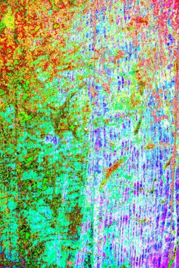 soyut neon renkleri çizik ve çatlaklarla duvar kağıdı deseni 