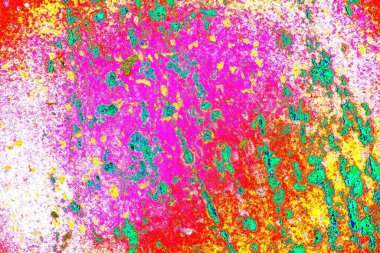 soyut neon renkleri çizik ve çatlaklarla duvar kağıdı deseni 