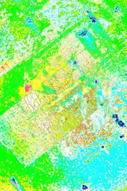 soyut neon renkleri çizik ve çatlaklarla duvar kağıdı deseni 