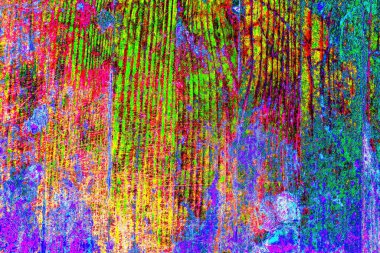 Yaratıcı soyut sanat çalışması, renkli doku arka planına sahip uzay duvar kağıdını kopyala