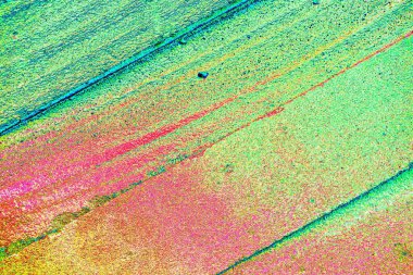 Çizik ve çatlaklarla metal doku 