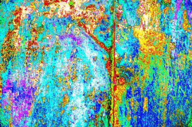 soyut neon renkleri çizik ve çatlaklarla duvar kağıdı deseni 