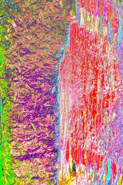 soyut neon renkleri çizik ve çatlaklarla duvar kağıdı deseni 