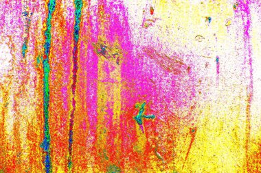 soyut neon renkleri çizik ve çatlaklarla duvar kağıdı deseni 