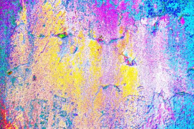 Çizik ve çatlaklarla metal doku 