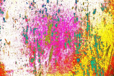 soyut neon renkleri çizik ve çatlaklarla duvar kağıdı deseni 