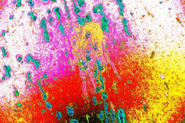 soyut neon renkleri çizik ve çatlaklarla duvar kağıdı deseni 