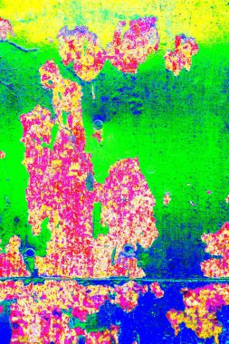 Çizik ve çatlaklarla metal doku 