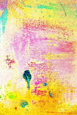 soyut neon renkleri çizik ve çatlaklarla duvar kağıdı deseni 