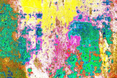 soyut neon renkleri çizik ve çatlaklarla duvar kağıdı deseni 