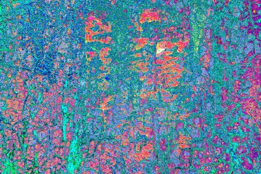 Çizik ve çatlaklarla metal doku 