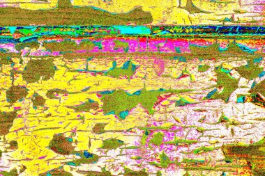 soyut neon renkleri çizik ve çatlaklarla duvar kağıdı deseni 