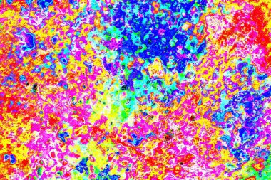 Yaratıcı soyut sanat çalışması, renkli doku arka planına sahip uzay duvar kağıdını kopyala