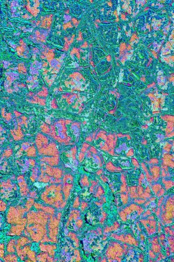 Çizik ve çatlaklarla metal doku 