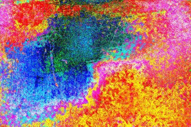 Yaratıcı soyut sanat çalışması, renkli doku arka planına sahip uzay duvar kağıdını kopyala