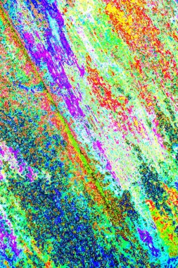 soyut neon renkleri çizik ve çatlaklarla duvar kağıdı deseni 