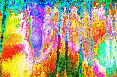 Çizik ve çatlaklarla metal doku 