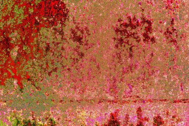 Yaratıcı soyut sanat çalışması, renkli doku arka planına sahip uzay duvar kağıdını kopyala