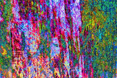 Yaratıcı soyut sanat çalışması, renkli doku arka planına sahip uzay duvar kağıdını kopyala