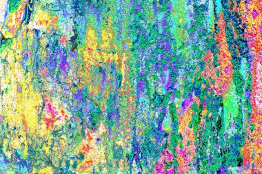 soyut neon renkleri çizik ve çatlaklarla duvar kağıdı deseni 