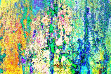 soyut neon renkleri çizik ve çatlaklarla duvar kağıdı deseni 