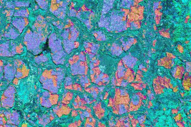 Çizik ve çatlaklarla metal doku 