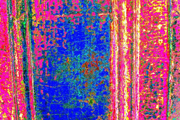 Abstract Neon Colors Textured Wall Scratches Cracks — Stock Photo, Image