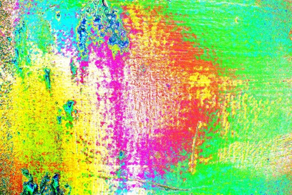 Abstraktní Neonové Barvy Textury Tapety Škrábanci Prasklinami — Stock fotografie