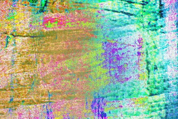 Abstrakcyjny Neon Kolory Tekstury Tapety Rys Pęknięć — Zdjęcie stockowe
